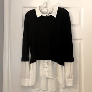 White House Black Market Blouse Sweater. Size M